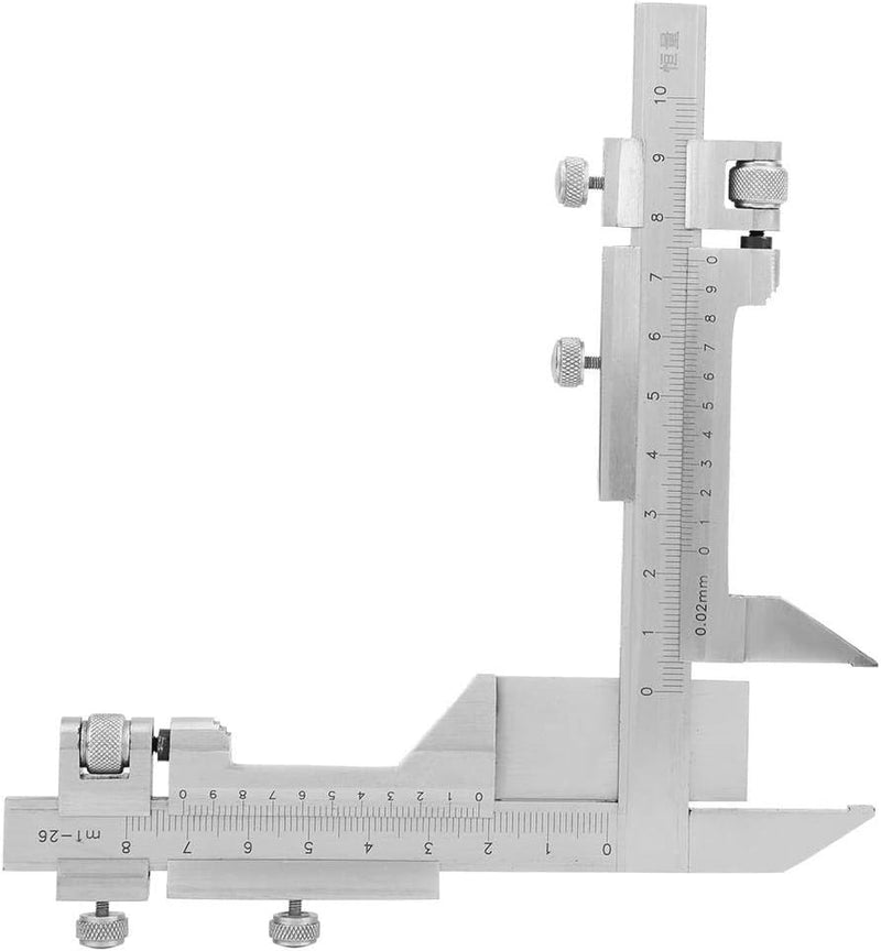 M1-26 Edelstahl Höhenmessschieber Zahnrad Messschieber Höhenschieber Markierungslineal Dickenmessger