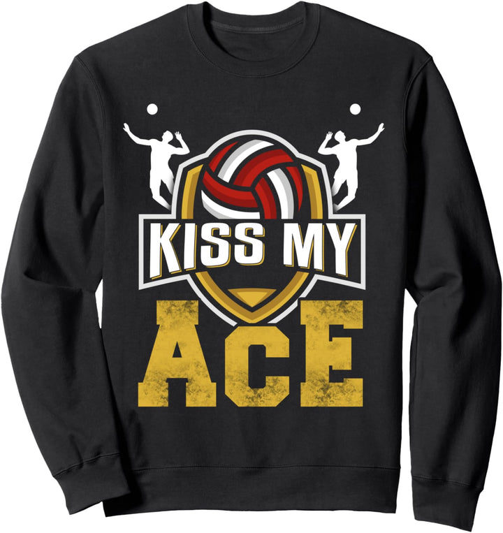 Lustiger Volleyball Spruch Sweatshirt