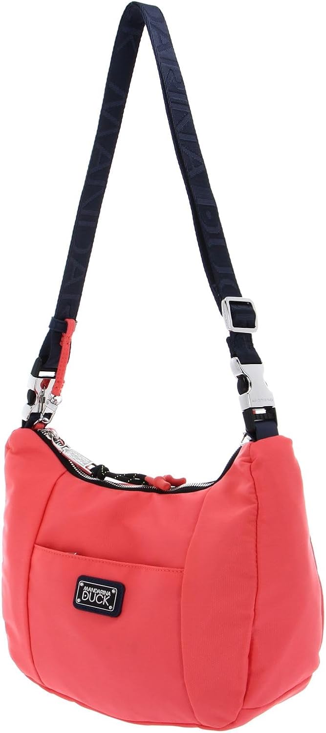Mandarina Duck Damen Stil Buckled Pouch Coral, Coral