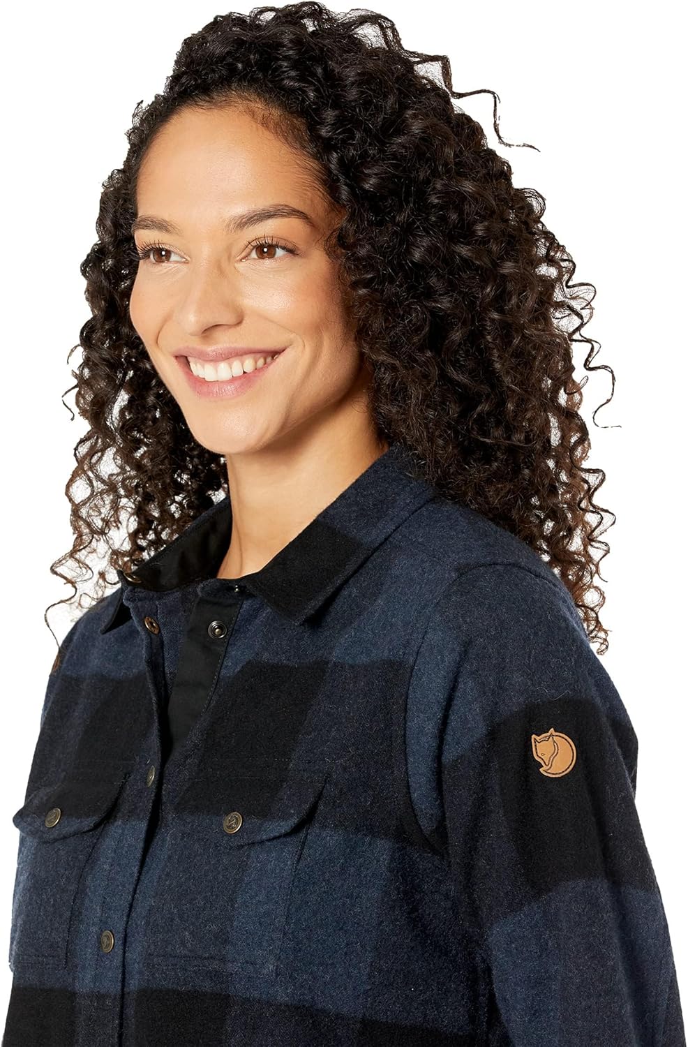 Fjällräven Damen Canada W Long Sleeved T-Shirt XXS Schwarz (Navy-black), XXS Schwarz (Navy-black)