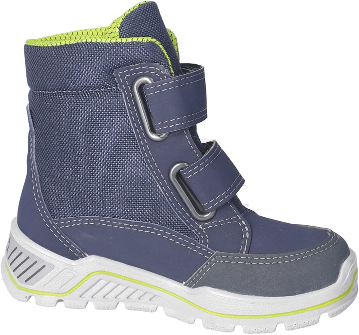RICOSTA Jungen Winterstiefel ALIX, Boots,WMS:Weit,Sympatex,Glow in The Dark 27 EU Weit Blau 180, 27