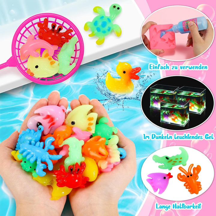Magic Aqua Gelz Set, Bastelset Kinder ab 5 6 7 8 9 Jahre Wasser Elf Kit Kreativ Spielzeug ab 5-10 Ja