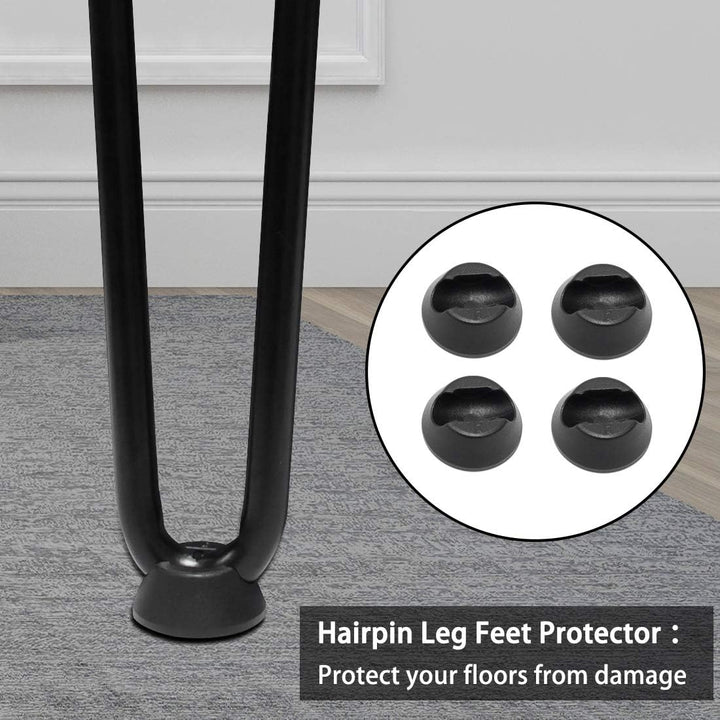 Signstek Tischbeine Möbelfüsse Metall Hairpin Legs Zwei-Stange Haarnadel Tischbeine 70cm/28’’ für Co