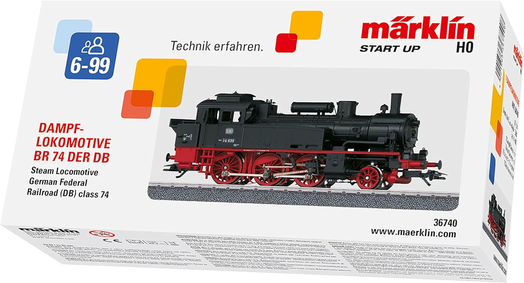 Märklin Start up 36740 - Tenderlokomotive Baureihe 74, DB, Spur H0