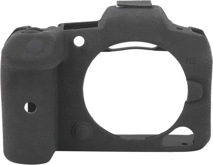 Digitalkamera Schutzhülle Silikonhülle für Canon EOS R5, Anti-Kratz Weichgummi Lychee Muster Silikon