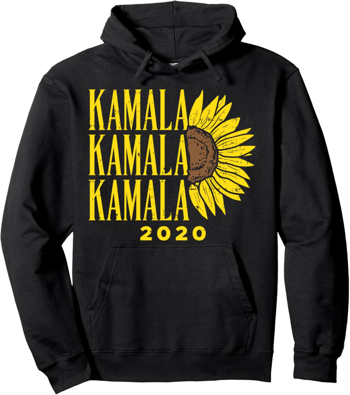 Kamala Harris 2020 Sunflower Joe Biden Democrat Women Gift Pullover Hoodie