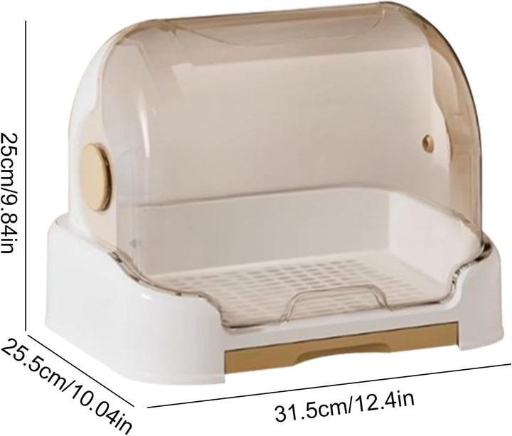 Babyflaschen Aufbewahrung - Baby Milchflaschen Trockenhalter Organizer,Staubdichte Tragbare Box Für