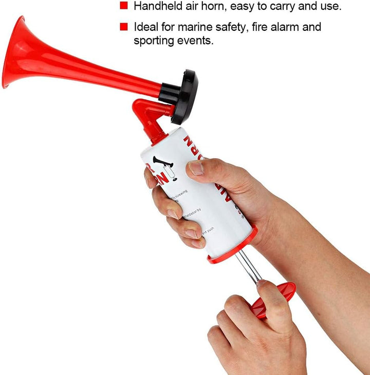Signal Gas Horn - airhorn druckluft tröte,Handheld Air Pumpe Laut Sound Hand Signalhorn für Sportver