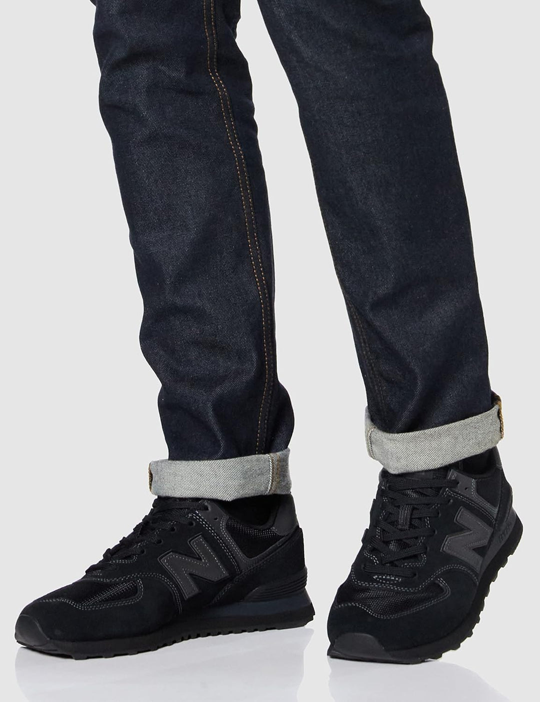 New Balance Herren 574v2 Turnschuh 43 EU Schwarz Triple Black Ete, 43 EU Schwarz Triple Black Ete