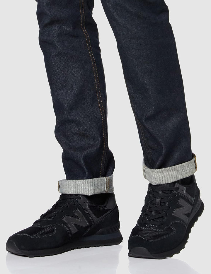 New Balance Herren 574v2 Turnschuh 43 EU Schwarz Triple Black Ete, 43 EU Schwarz Triple Black Ete