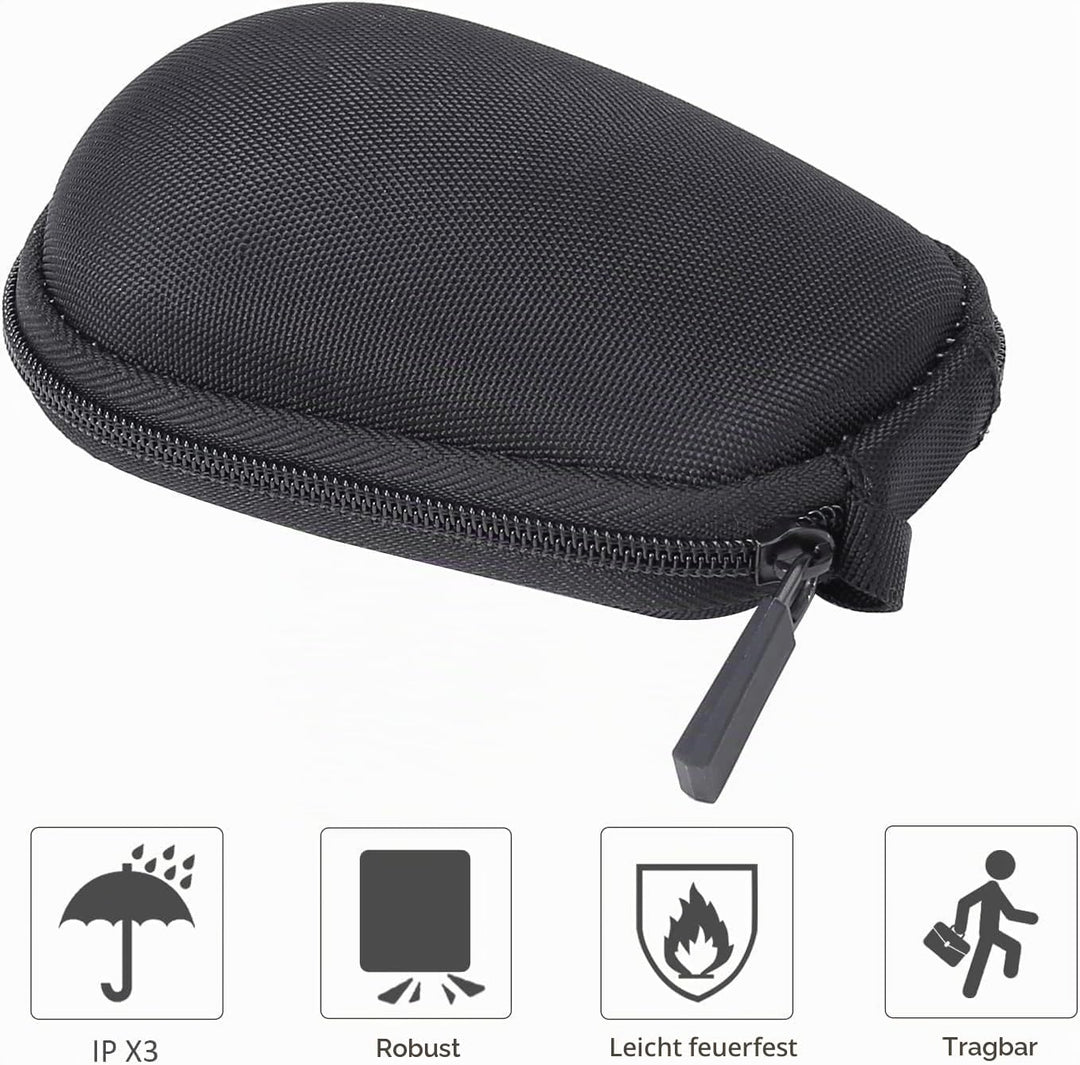 co2CREA case Harte reiseschutzhülle Etui Tasche für Logitech Signature M650 Kabellose Maus, Nur Tasc
