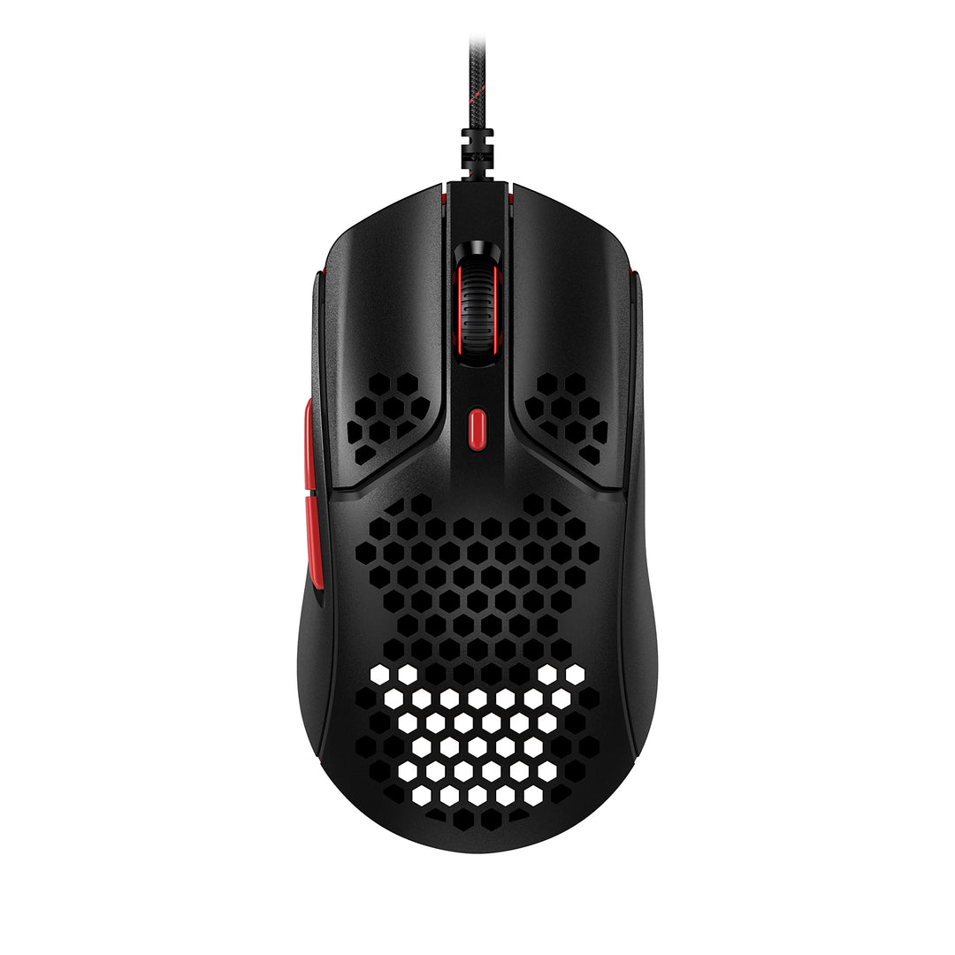 HyperX Pulsefire Haste Gaming-Maus – Ultraleicht, 59g, Wabenschale, Hex-Design, Hyperflex-Kabel, bis