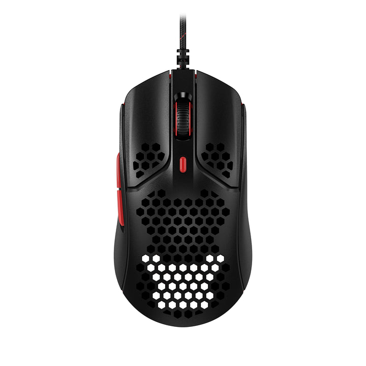HyperX Pulsefire Haste Gaming-Maus – Ultraleicht, 59g, Wabenschale, Hex-Design, Hyperflex-Kabel, bis