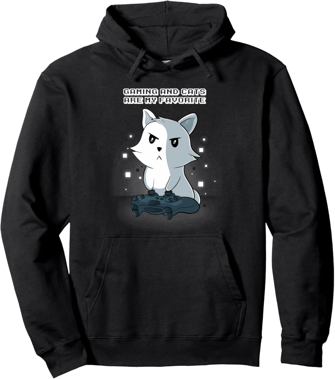 Katze, Spiele, Spieler, Videospiele Pullover Hoodie