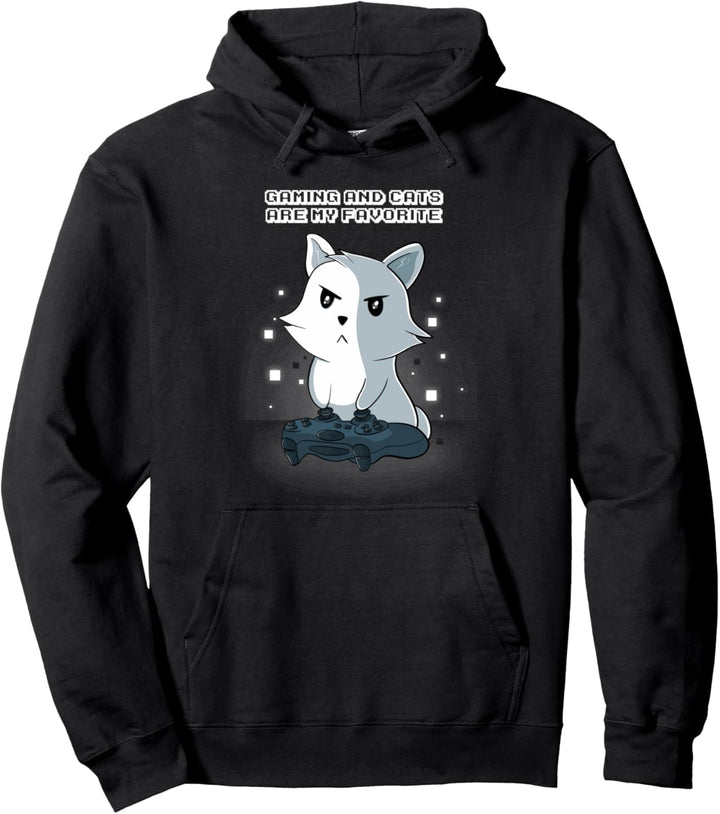 Katze, Spiele, Spieler, Videospiele Pullover Hoodie