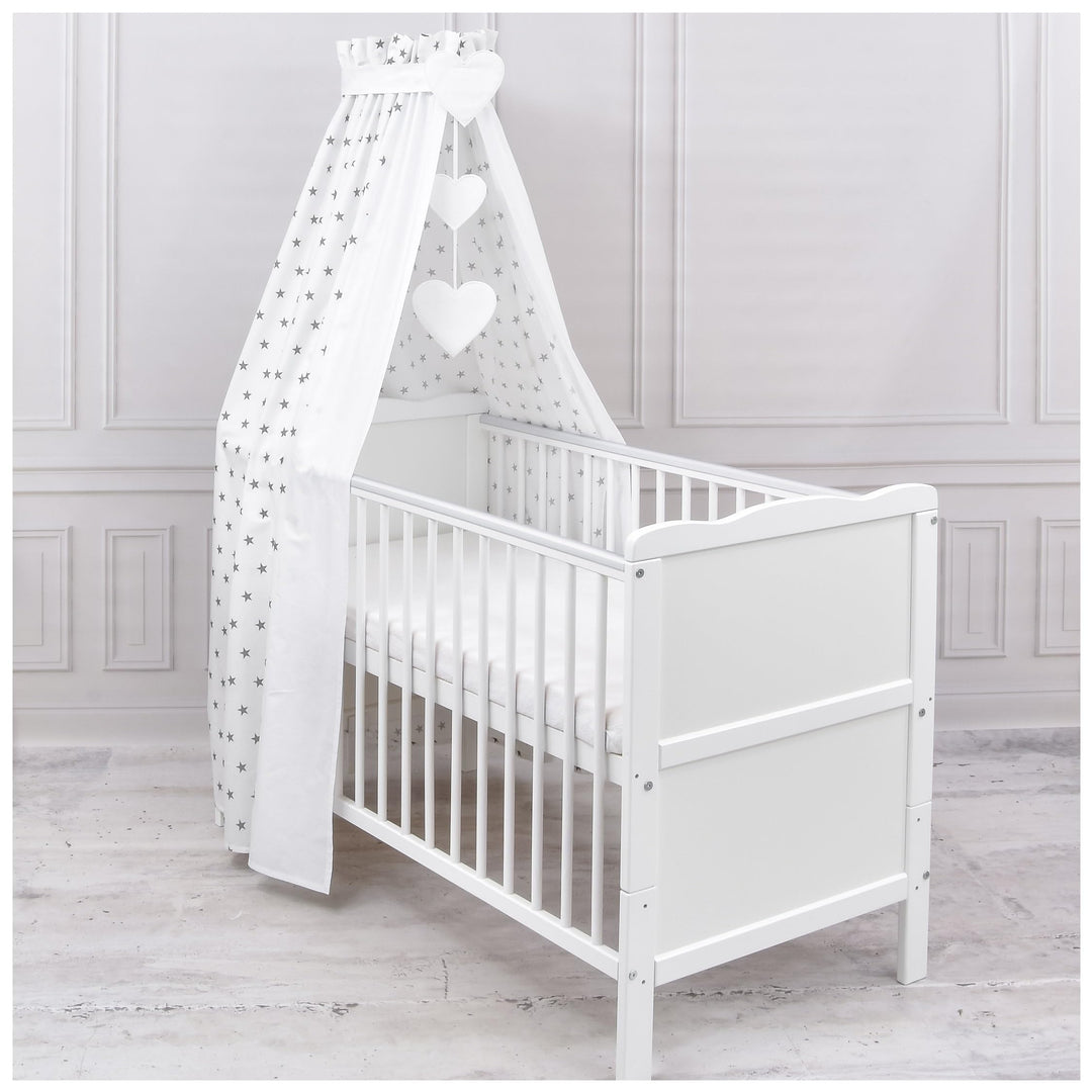 Generisch Baby Delux Babybett Himmel Betthimmel Baumwolle Baldachin für Babybett Kinderbett Wiege St