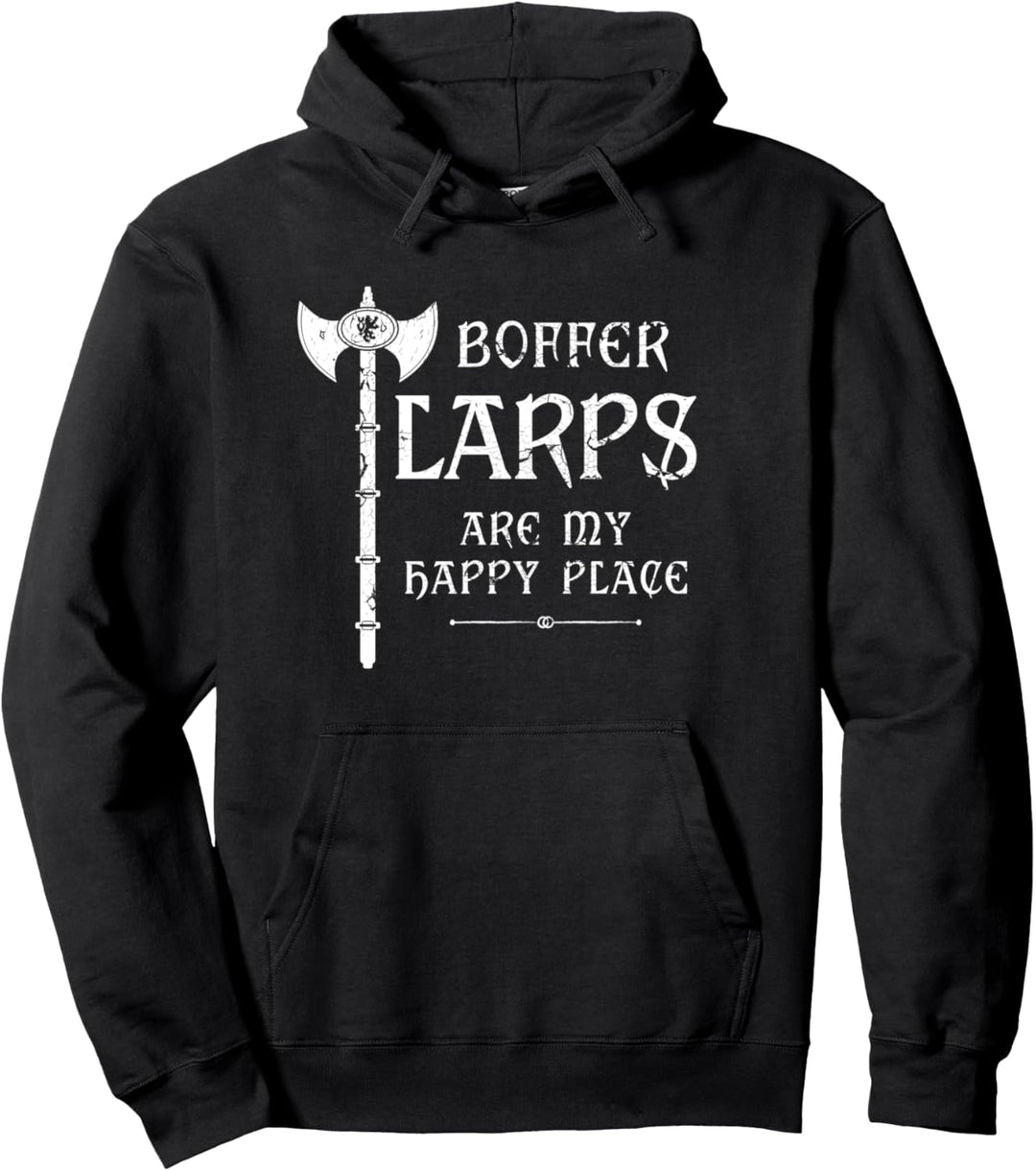 Lustige Boffer LARPS sind mein glücklicher Ort für LARPer Pullover Hoodie