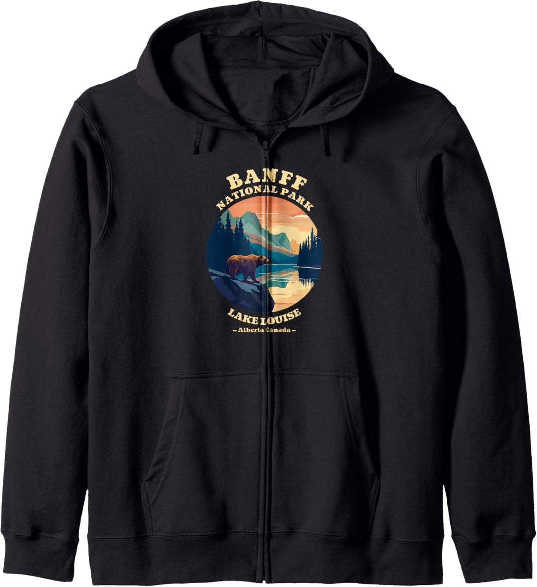 Kanadischer Banff National Park Souvenirs Kapuzenjacke