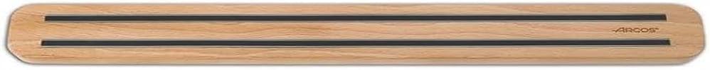 Arcos Magnetischer Messerhalter Holz Buche - Sicherer & Eleganter Küchenaufbewahrung 40 cm x 5 cm