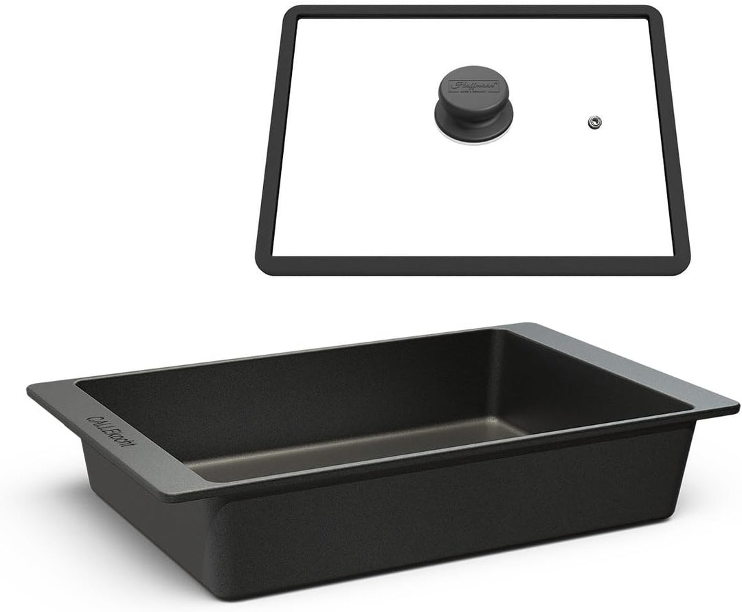 Hoffmann x CALLEkocht Aluminium-Handguss Bräter, 41x26 cm, Anthrazit, Induktionsgeeignet, Backofenfe