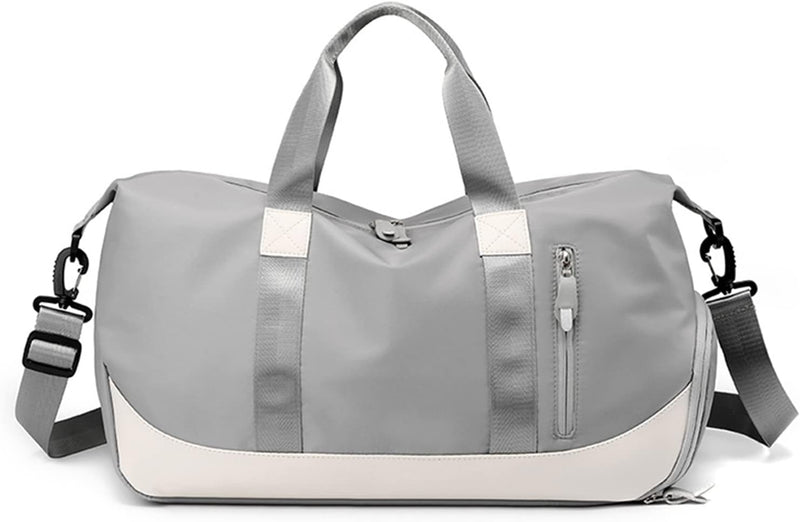 FANDARE Damen Reisetaschen Duffle Bag Nylon Sporttasche Faltbare Sporttasche Weekender Übernachtung