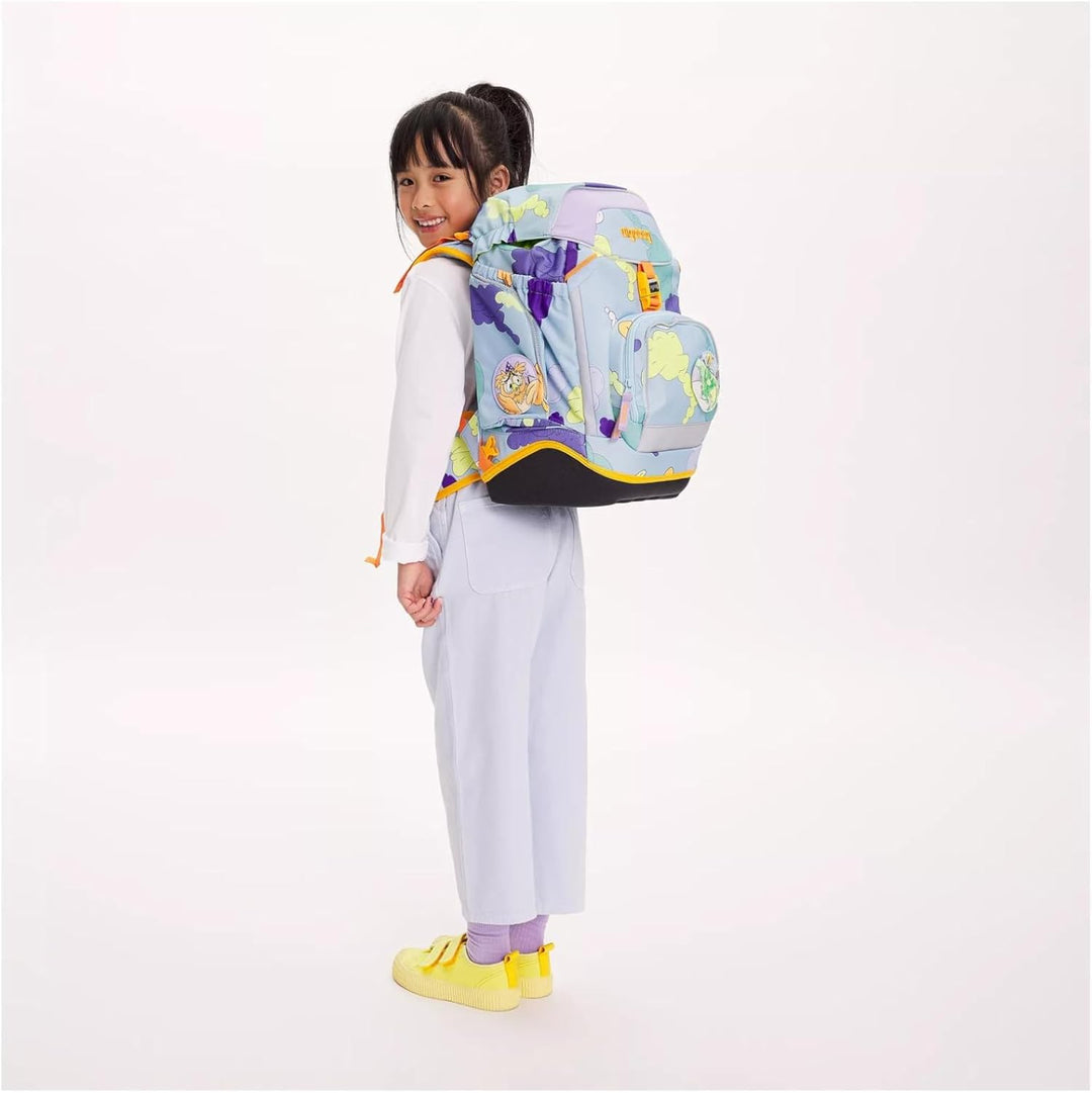 ergobag Pack Set ergonomischer Schulrucksack flexibel 6-teilig Set 1. Klasse Grundschule für Mädchen