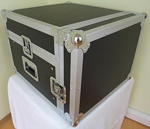 27316 Winkelrack 6/8HE mit Laptop Ablage - Kombi Case, L-Rack, DJ Rack