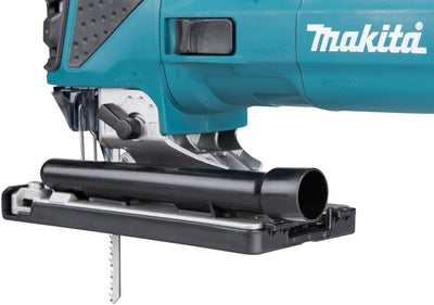 Makita 4351FCTJ Pendelhubstichsäge mit LED, Petrol, 135 mm, Petrol