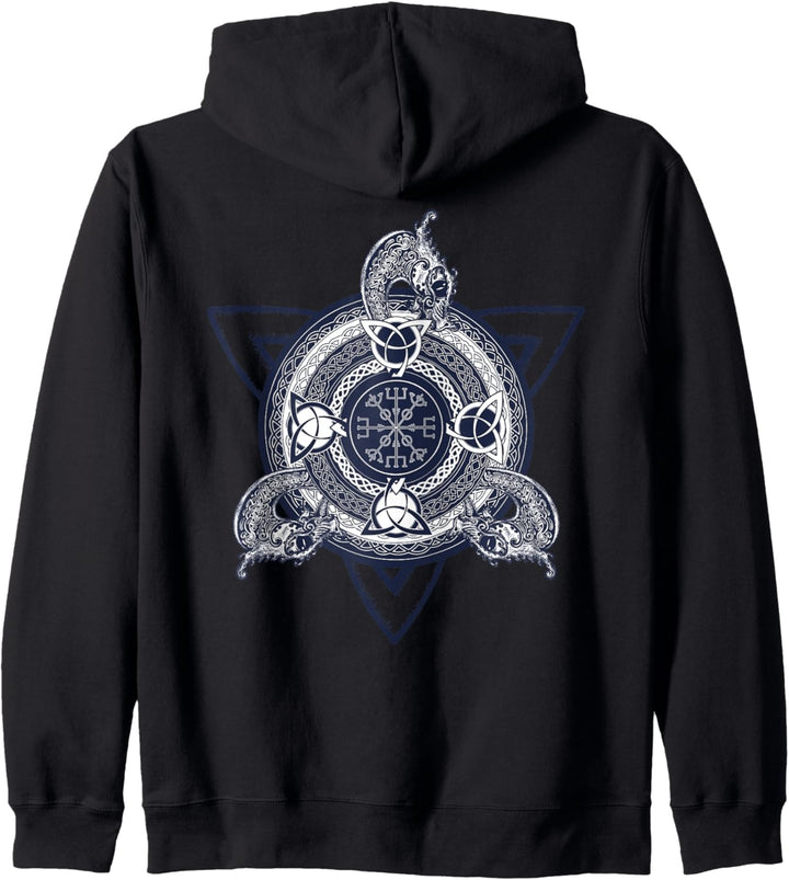 Keltisches Knoten-Design keltische Triskele Kapuzenjacke