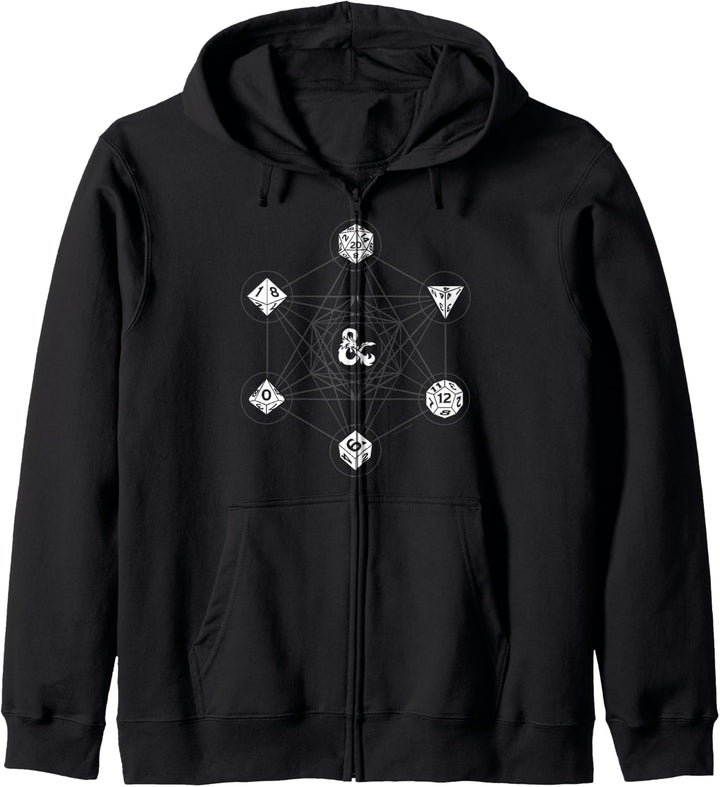 Dungeons &amp; Dragons 6 Die Icons Kapuzenjacke