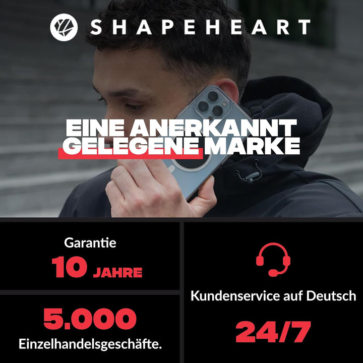 Shapeheart französische Innovation, magnetische Motorrad-Telefonhalterung mit extradünner, Metallpla