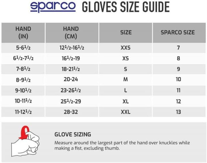 Sparco Handschuhe Land 2022, Grösse 09, gelb
