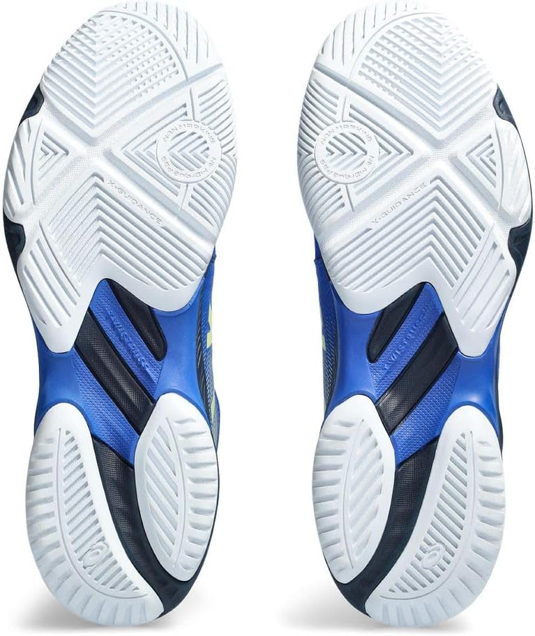 ASICS Weiss Herren 46.5 EU Illusion Blue Glow Yellow, 46.5 EU Illusion Blue Glow Yellow