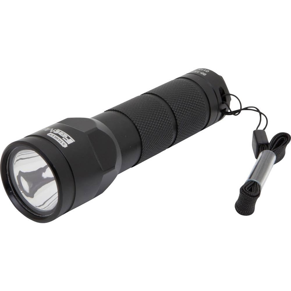 Stanley FatMax Aluminium-Stablampe (3 AAA-Batterien, 120 lm, mit Handschlaufe, aus Aluminium, bruchs