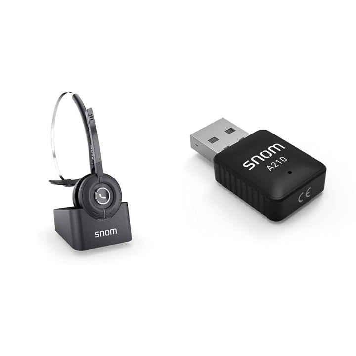 Snom A190 DECT-Headset, HD-Sound, Rauschunterdrückung, Standalone-Telefon oder Paired Mode to Phone