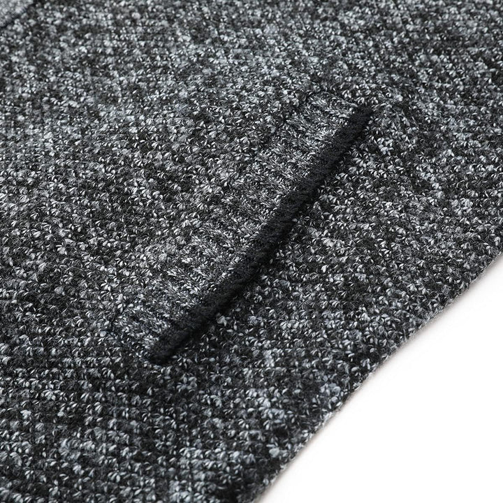 YOUTHUP Herren Weste Fleece Fütterung Winter Frühling Strickjacke Ärmellose Fleecejacke Stehkragen S