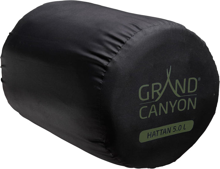 GRAND CANYON Hattan 5.0 L/XL-Isomatte 198 × 63 × 5cm/Selbstaufblasend &amp; isolierend/R-Wert 4.5 / Für