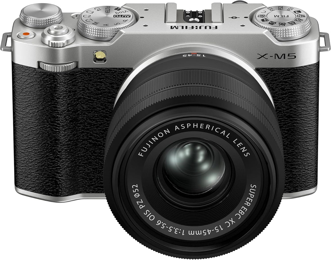 Fujifilm X-M5 Spiegellose Digitalkamera XC15-45mmF3.5-5.6 OIS PZ Objektiv-Kit - Silber