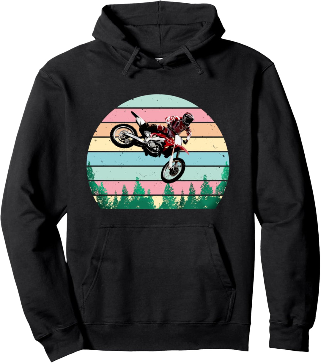 Supercross Motocross Rennen Motorrad Dirt Bike Gear Vintage Pullover Hoodie