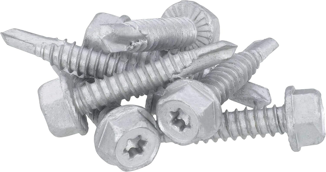 Sechskant-Bohrschraube SW10 + TX25, Zinklammellenbeschichtung, Unterkopf-Sperrverzahnung, 6.3x32 mm,