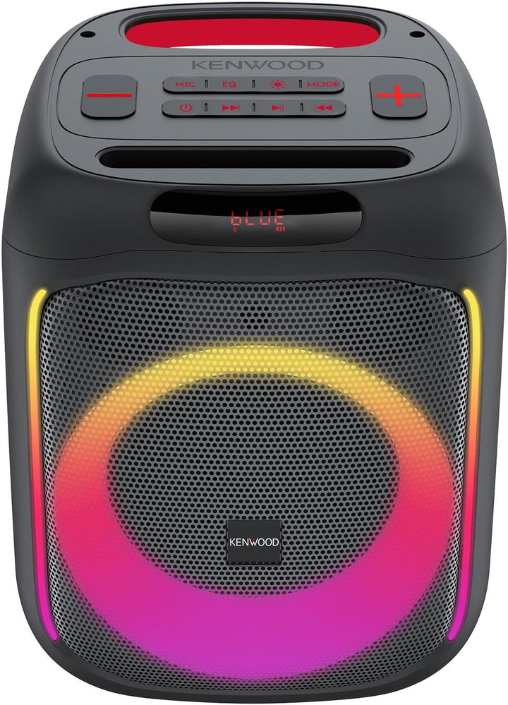 Kenwood Party-Lautsprecher AS-P200BT - Tragbarer Partylautsprecher mit 50 W RMS Ausgangsleistung, dy