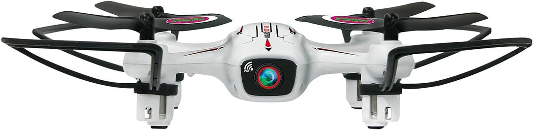 JAMARA 422029 - Angle 120 Altitude HD Wifi VR, inkl. VR-Brille, Altitude Hold Adjustment, Kompass/Fl