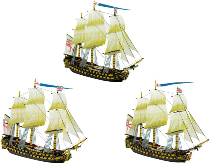 WarLord Black Seas The Age of Sail Royal Navy 3rd Rates of Renown for Black Seas Tischschiff, Kampfk