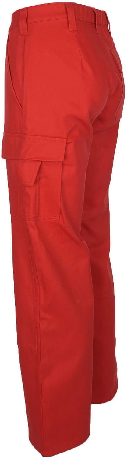 KÜBLER QUALITY DRESS Arbeitshose weiss, Grösse 44, Herren-Arbeitshose aus Baumwolle, Arbeitshose mit