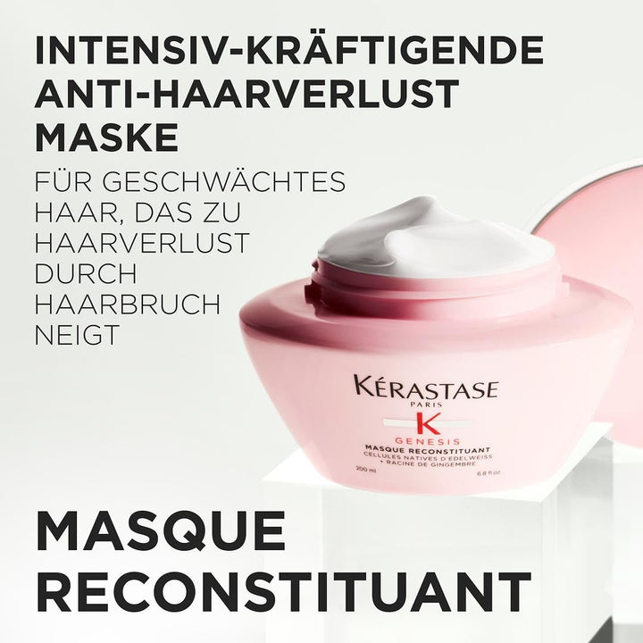 Kérastase Stärkende Haarmaske für brüchiges und strapaziertes Haar, Aufbauend und effektiv gegen Haa
