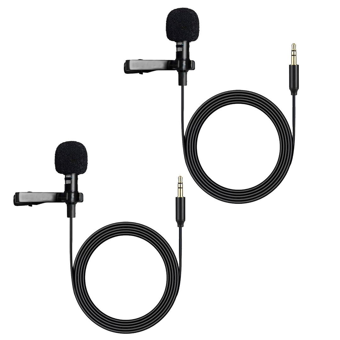 2 Pack Lavalier Ansteckmikrofon für DJI MIC 2 Wireless Transmitter Sender, für Rode GO II 2 Wireless