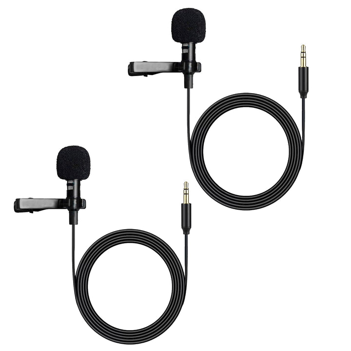 2 Pack Lavalier Ansteckmikrofon für DJI MIC 2 Wireless Transmitter Sender, für Rode GO II 2 Wireless