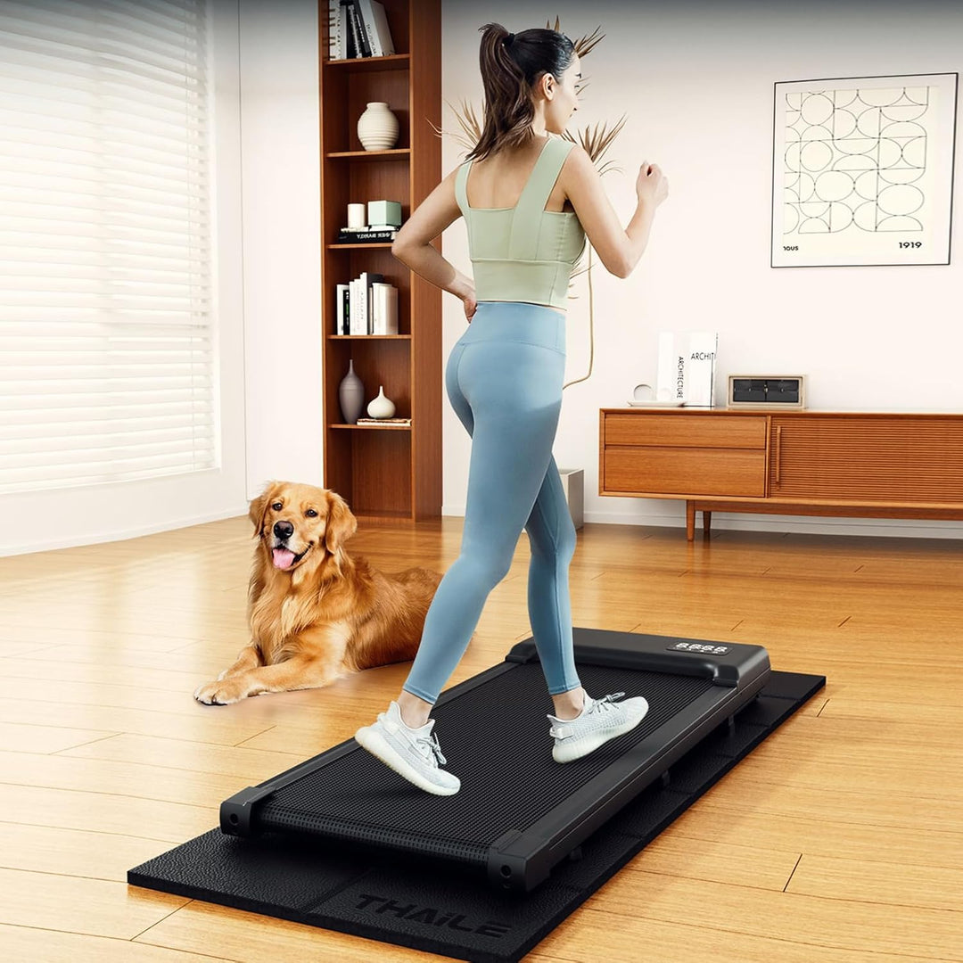 Laufbandmatte, Bodenschutzmatte 140x60 cm Faltbar, Hochdichte PVC zur Schalldämmung & Stossdämpfung,
