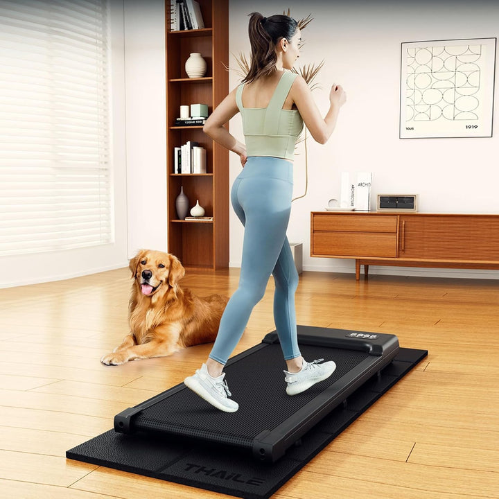 Laufbandmatte, Bodenschutzmatte 140x60 cm Faltbar, Hochdichte PVC zur Schalldämmung & Stossdämpfung,