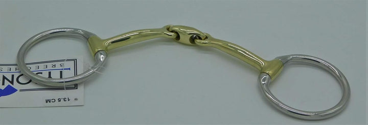 Olivenkopfgebiss Eggbut Olivenkof Gebiss 1 cm SCHMAL doppelt bebrochen anatomisch 12,5 13,5 14,5 15,